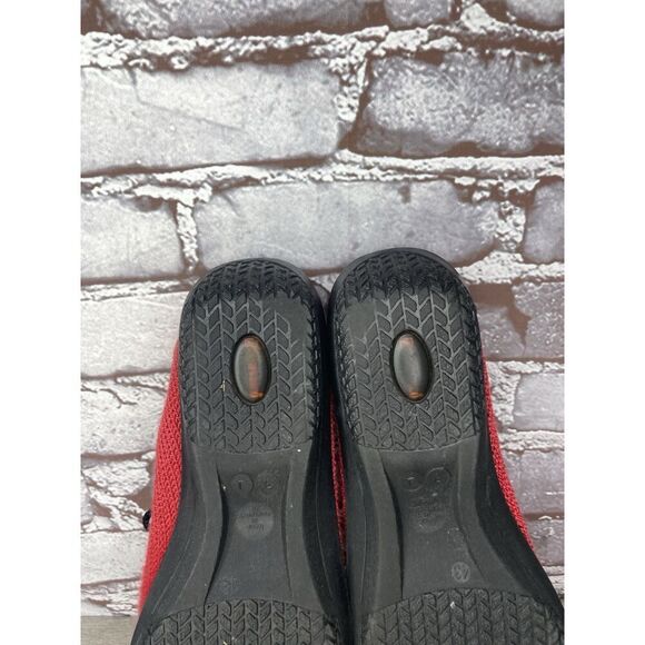 Arcopedico Lightweight Red Knit Lace Up Comfort Sneakers Women’s Sz 43EU/12M US - Picture 7 of 16